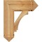 Ekena Millwork Imperial Arts and Crafts Rough Sawn Bracket w/ Offset Brace, Western Red Cedar, 8"W x 20"D x 24"H BKT0806X20X24IMP03RWR - alternate 3